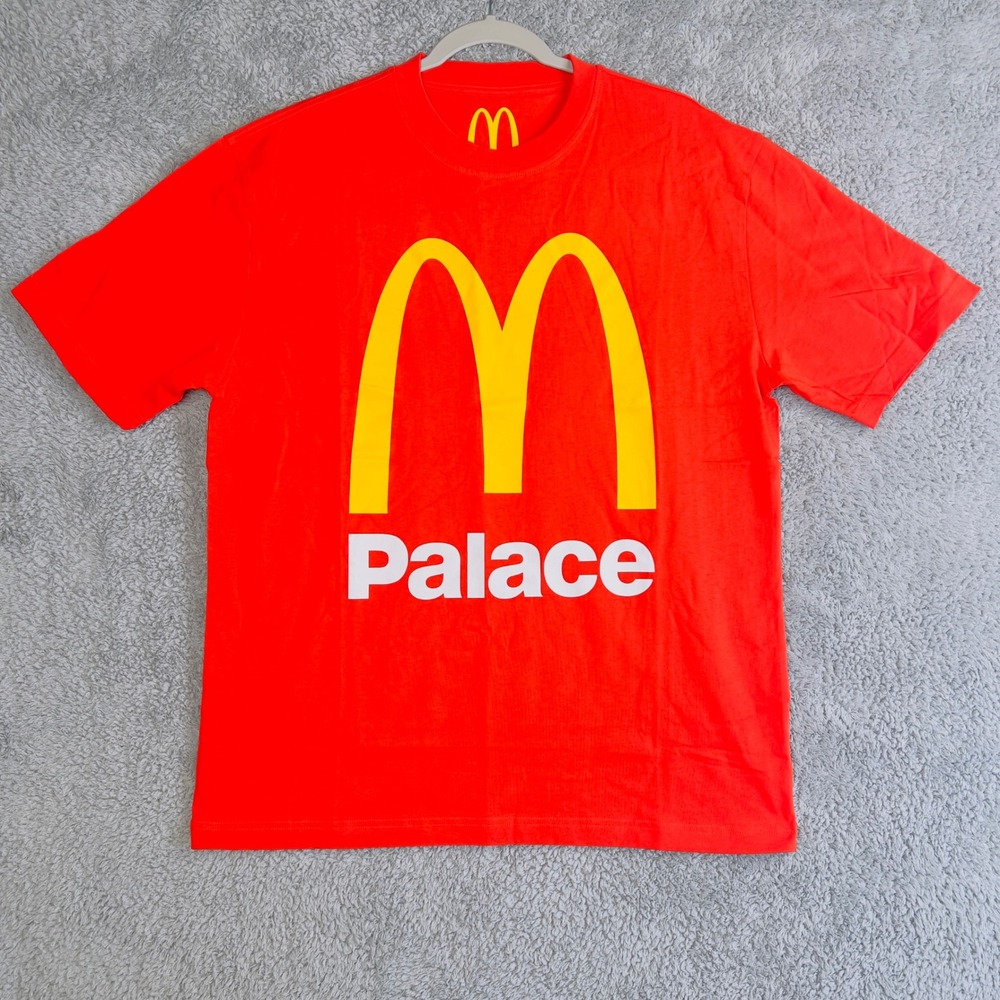 Palace‎ McDonald's Collaboration T Shirt Red XL Mens Logo Tee